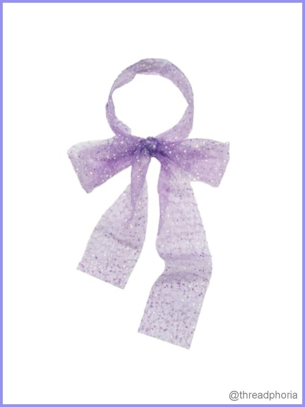 Sequin Fashion Scarf for Women - Skinny Sparkle Glitter Neck Scarf, Versatile